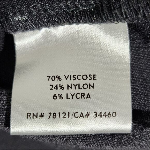 Eileen Fisher Washable Stretch Crepe Slim Ankle Pant In Slate - Picture 8 of 14